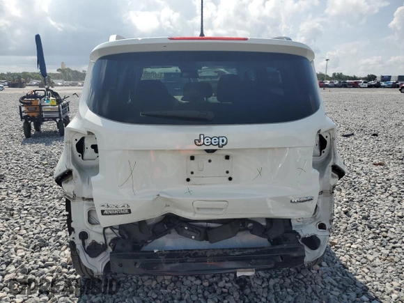 2022 Jeep Renegade Latitude with VIN ZACNJDB10NPN47851, listed as a Copart auction lot 61071255 with 74,763 mi miles and Non repairable. Bid and sale history available at DreamBid. Image 6.