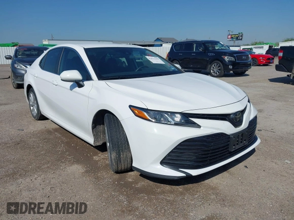 2019 Toyota Camry LE with VIN 4T1B11HK9KU825107, listed as a IAAI auction lot 41971159 with 15,802 mi miles and . Bid and sale history available at DreamBid. Image 1.