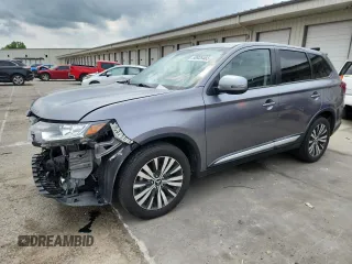 2019 Mitsubishi Outlander ES with VIN JA4AZ3A36KJ000516, listed as a Copart auction lot 58926465 with 83,587 mi miles and Salvage title. Bid and sale history available at DreamBid. Image 1.