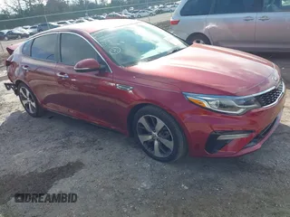 2020 Kia Optima LX with VIN 5XXGT4L36LG423025, listed as a IAAI auction lot 41526797 with 53,053 mi miles. Bid and sale history available at carsss.com. Image 1.