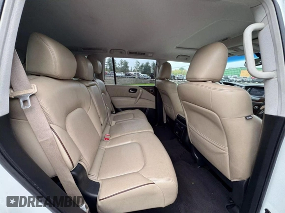 2017 Nissan Armada SV z VIN JN8AY2NC7H95049XX, wystawiony jako Copart lot #61907525 z przebiegiem 131 364 mil mil oraz Czysty tytuł • Clean title. Historia ofert i sprzedaży dostępna na DreamBid. Obrazek 6.