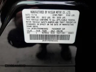 2015 Infiniti Q70 with VIN JN1BY1PR5FM830652, listed as a Copart auction lot 52894625 with 102,387 mi miles and Salvage Title. Bid and sale history available at DreamBid. Image 15.