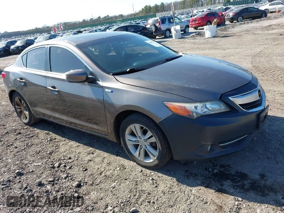 2014 Acura ILX Hybrid Tech Pkg with VIN 19VDE3F79EE300331, listed as a IAAI auction lot 42067961 with 147,348 mi miles. Bid and sale history available at carsss.com. Image 1.