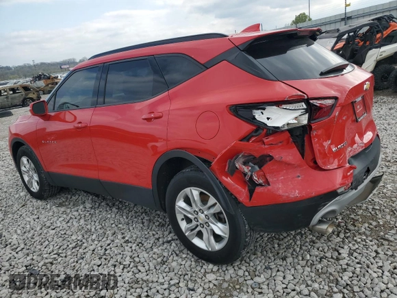 2020 Chevrolet Blazer LT with VIN 3GNKBCRSXLS674685, listed as a Copart auction lot 52695895 with 73,223 mi miles and Salvage title. Bid and sale history available at DreamBid. Image 2.