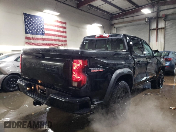 2024 Chevrolet Colorado 4WD Trail Boss with VIN 1GCPTEEK2R1245886, listed as a Copart auction lot 45929295 with 2,457 mi miles and Salvage title. Bid and sale history available at DreamBid. Image 3.