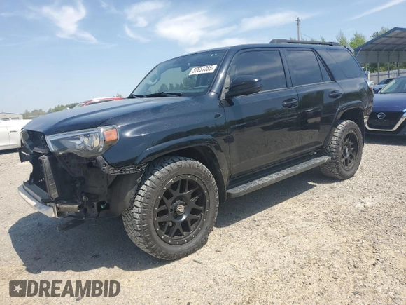 2018 Toyota 4Runner SR5 with VIN JTEBU5JR3J5517980, listed as a Copart auction lot 52651355 with 170,335 mi miles and Salvage Title. Bid and sale history available at carsss.com. Image 1.