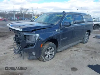 2022 GMC Yukon XL SLE with VIN 1GKS2FKD0NR326393, listed as a IAAI auction lot 41674448 with 43,807 mi miles and . Bid and sale history available at DreamBid. Image 18.
