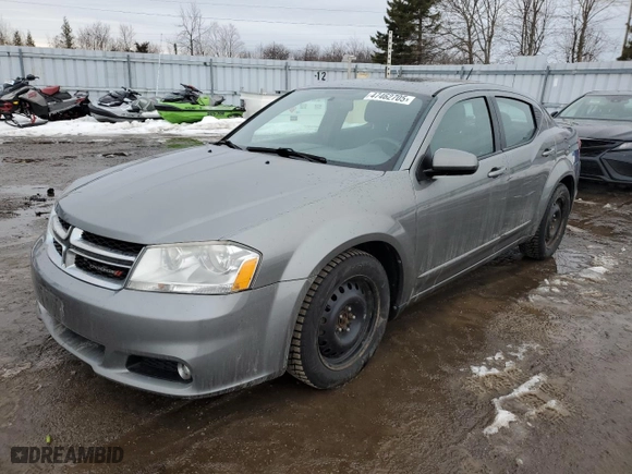 2013 Dodge Avenger SXT with VIN 1C3CDZCB4DN772307, listed as a Copart auction lot 47462705 with 239,650 mi miles and Clean Title. Bid and sale history available at carsss.com. Image 1.