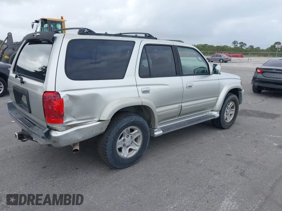 1999 Toyota 4Runner Limited with VIN JT3GN87R6X0130527, listed as a IAAI auction lot 40774553 with 406,958 mi miles and . Bid and sale history available at DreamBid. Image 4.