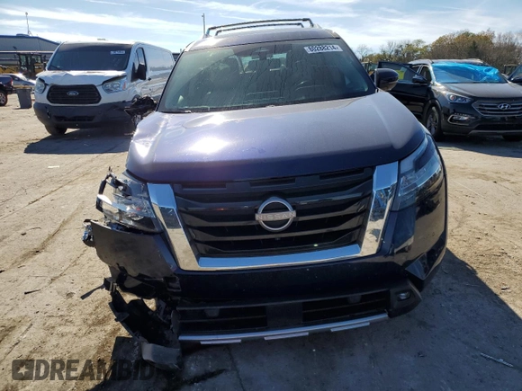 2022 Nissan Pathfinder Platinum with VIN 5N1DR3DH1NC219172, listed as a Copart auction lot 80288214 with 57,108 mi miles and Salvage title. Bid and sale history available at DreamBid. Image 5.