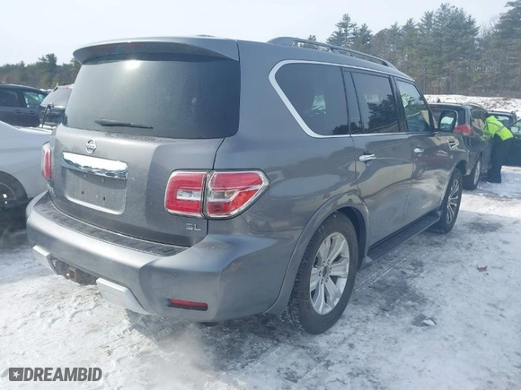 2018 Nissan Armada SL with VIN JN8AY2NC2JX503392, listed as a IAAI auction lot 41532481 with 179,997 mi miles. Bid and sale history available at carsss.com. Image 4.