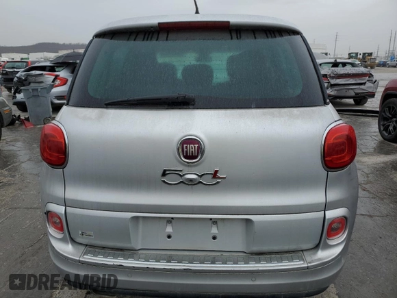 2014 FIAT 500L Easy with VIN ZFBCFABH8EZ022483, listed as a Copart auction lot 43144415 with 81,490 mi miles and Clean Title. Bid and sale history available at DreamBid. Image 6.