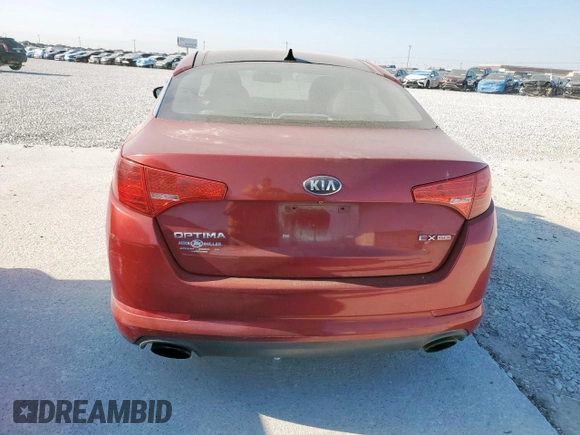 2013 Kia Optima EX with VIN 5XXGN4A77DG245143, listed as a Copart auction lot 53184015 with 162,109 mi miles and Clean Title. Bid and sale history available at carsss.com. Image 6.