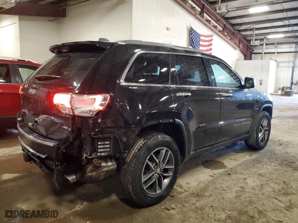 2018 Jeep Grand Cherokee Limited with VIN 1C4RJFBT0JC204151, listed as a Copart auction lot 48154655 with 75,296 mi miles and Clean Title. Bid and sale history available at carsss.com. Image 3.
