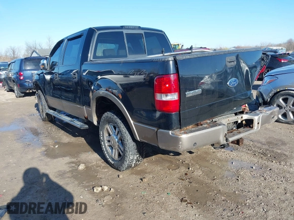 2005 Ford F-150 XLT with VIN 1FTPW145X5FB64160, listed as a IAAI auction lot 41985142 with 194,850 mi miles. Bid and sale history available at carsss.com. Image 3.