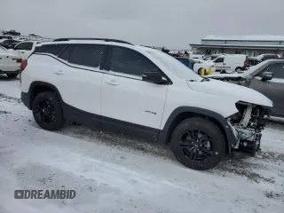 2022 GMC Terrain AT4 with VIN 3GKALYEV8NL153545, listed as a Copart auction lot 87450024 with 85,176 mi miles and Salvage Title. Bid and sale history available at DreamBid. Image 4.