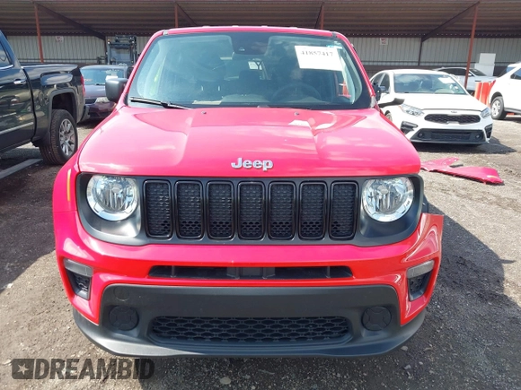 2021 Jeep Renegade Upland Edition with VIN ZACNJDAB8MPM25697, listed as a IAAI auction lot 41857417 with 62,655 mi miles. Bid and sale history available at carsss.com. Image 13.