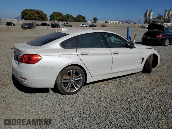 2015 BMW 4 Series 428i with VIN WBA4A9C57FGL85337, listed as a Copart auction lot 62425595 with Not provided miles and Salvage title. Bid and sale history available at DreamBid. Image 3.