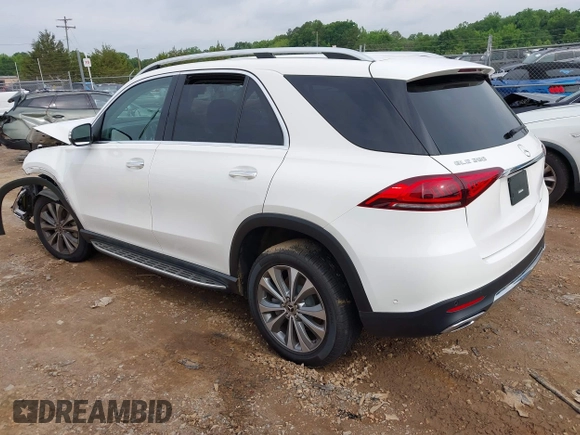 2020 Mercedes-Benz GLE 350 with VIN 4JGFB4KB9LA132775, listed as a IAAI auction lot 42380200 with 61,559 mi miles and . Bid and sale history available at DreamBid. Image 3.