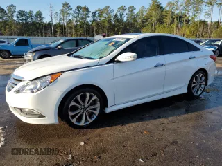 2014 Hyundai Sonata SE with VIN 5NPEC4AC4EH845487, listed as a Copart auction lot 41871765 with Not Provided miles and Salvage Title. Bid and sale history available at DreamBid. Image 1.