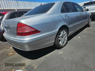 2003 Mercedes-Benz S-Class 5.0L with VIN WDBNG75J03A355016, listed as a Copart auction lot 72746494 with 216,450 mi miles and Clean Title. Bid and sale history available at carsss.com. Image 4.