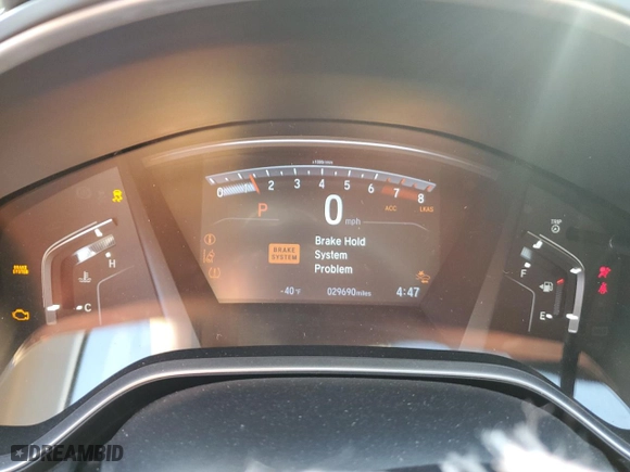 2019 Honda CR-V Touring with VIN 7FARW1H9XKE001289, listed as a Copart auction lot 48037345 with 29,690 mi miles and Salvage Title. Bid and sale history available at carsss.com. Image 9.