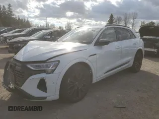 2024 Audi Q8 e-tron Premium z VIN WA14ABGEXRB041355, wystawiony jako Copart lot #79404004 z przebiegiem 19 721 mil mil oraz Szkoda całkowita • Salvage title. Historia ofert i sprzedaży dostępna na DreamBid. Obrazek 1.