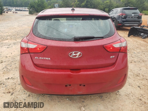 2016 Hyundai Elantra GT with VIN KMHD35LH2GU252564, listed as a Copart auction lot 66943834 with 155,540 mi miles and Salvage Title. Bid and sale history available at carsss.com. Image 6.