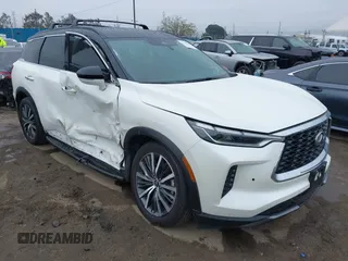 2024 Infiniti QX60 Autograph with VIN 5N1DL1HU1RC342294, listed as a IAAI auction lot 41702241 with 29,481 mi miles and . Bid and sale history available at DreamBid. Image 1.