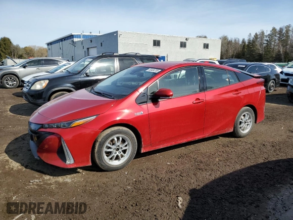 2020 Toyota Prius Prime LE with VIN JTDKARFP8L3140461, listed as a Copart auction lot 48484785 with 99,398 mi miles and Salvage Title. Bid and sale history available at carsss.com. Image 1.
