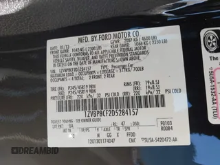 2013 Ford Mustang GT z VIN 1ZVBP8CF2D5284157, wystawiony jako IAAI lot #42050829 z przebiegiem 147 221 mil mil oraz . Historia ofert i sprzedaży dostępna na DreamBid. Obrazek 9.