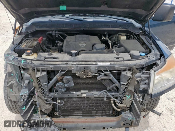 2014 Nissan Titan SV с VIN 1N6BA0ED1EN505733, выставлен на аукционе Copart как лот 65436775 с пробегом 109 512 миль миль и Списание • Salvage title. История ставок и продаж доступна на DreamBid. Изображение 11.