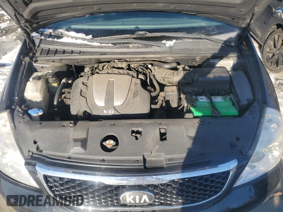 2014 Kia Sedona EX with VIN KNDMH4C76E6545439, listed as a Copart auction lot 88275505 with 210,547 mi miles and Salvage Title. Bid and sale history available at carsss.com. Image 12.