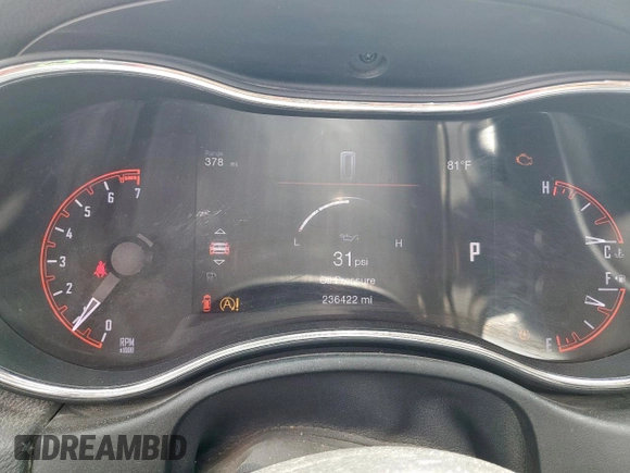 2016 Dodge Durango Limited z VIN 1C4RDHDG9GC322209, wystawiony jako Copart lot #58093655 z przebiegiem 236 422 mil mil oraz Szkoda całkowita • Salvage title. Historia ofert i sprzedaży dostępna na DreamBid. Obrazek 9.