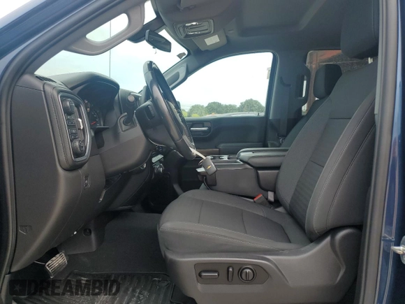 2021 Chevrolet Silverado 1500 LT with VIN 3GCUYDET2MG286536, listed as a Copart auction lot 79515474 with 53,626 mi miles and Salvage Title. Bid and sale history available at carsss.com. Image 7.