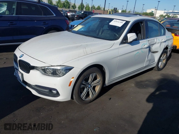 2017 BMW 3 Series 328d xDrive with VIN WBA8F1C39HK898141, listed as a IAAI auction lot 42654788 with 91,817 mi miles and . Bid and sale history available at DreamBid. Image 18.