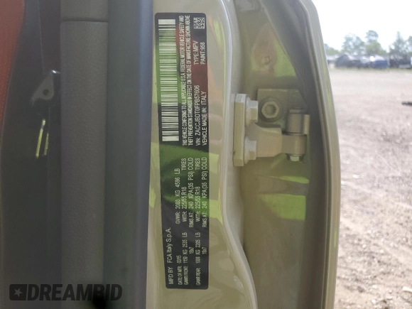 2015 Jeep Renegade Limited with VIN ZACCJBDT0FPB57606, listed as a Copart auction lot 60677505 with 61,209 mi miles and Salvage title. Bid and sale history available at DreamBid. Image 12.