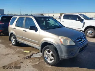 2006 Honda CR-V LX with VIN SHSRD68576U409145, listed as a IAAI auction lot 41267327 with 168,081 mi miles. Bid and sale history available at carsss.com. Image 1.