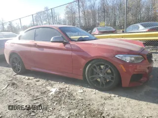 2017 BMW 2 Series M240i xDrive with VIN WBA2G3C32H7A25514, listed as a Copart auction lot 83158834 with 65,092 mi miles and Salvage Title. Bid and sale history available at carsss.com. Image 4.
