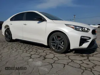 2021 Kia Forte GT-Line with VIN 3KPF34AD0ME276265, listed as a Copart auction lot 52493585 with 102,953 mi miles and Salvage Title. Bid and sale history available at carsss.com. Image 4.