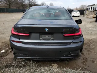2022 BMW 3 Series M340i xDrive with VIN 3MW5U9J06N8C67957, listed as a Copart auction lot 49737485 with 10,563 mi miles and Salvage Title. Bid and sale history available at carsss.com. Image 6.