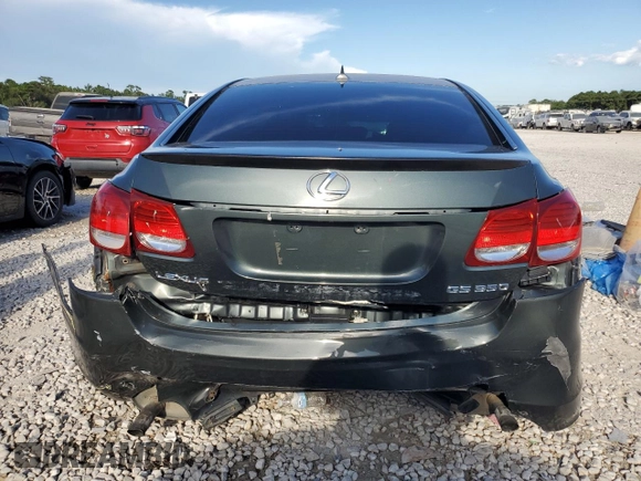 2008 Lexus GS 350 with VIN JTHBE96S780042165, listed as a Copart auction lot 66584414 with 206,625 mi miles and Salvage Title. Bid and sale history available at carsss.com. Image 6.