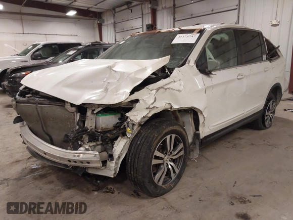 2016 Honda Pilot EX-L with VIN 5FNYF6H79GB019440, listed as a IAAI auction lot 41375747 with 199,535 mi miles. Bid and sale history available at carsss.com. Image 6.