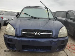 2008 Hyundai Tucson GLS with VIN KM8JM12B78U829998, listed as a Copart auction lot 74198544 with 0 mi miles and Salvage Title. Bid and sale history available at carsss.com. Image 5.