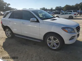 2015 Mercedes-Benz M-Class ML 250 BlueTEC with VIN 4JGDA0EB3FA508406, listed as a Copart auction lot 86597134 with 100,449 mi miles and Salvage Title. Bid and sale history available at carsss.com. Image 4.