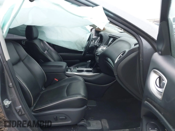 2019 Infiniti QX60 LUXE with VIN 5N1DL0MN4KC528751, listed as a IAAI auction lot 41076594 with 120,452 mi miles. Bid and sale history available at carsss.com. Image 5.