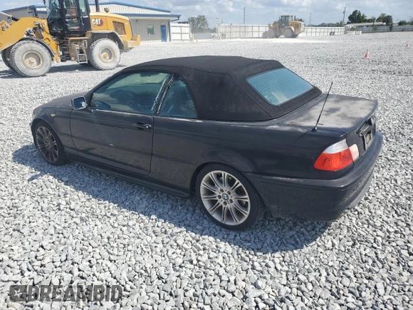2005 BMW 3 Series 330Ci with VIN WBABW53465PL49985, listed as a Copart auction lot 51812985 with 123,926 mi miles and Salvage Title. Bid and sale history available at carsss.com. Image 2.