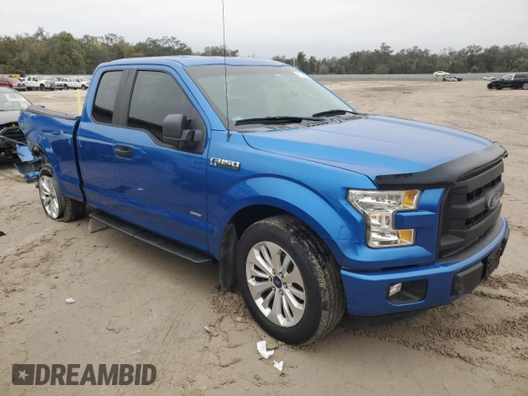 2016 Ford F-150 XL with VIN 1FTEX1CP0GKF41032, listed as a Copart auction lot 42196095 with 140,461 mi miles and Salvage Title. Bid and sale history available at carsss.com. Image 4.