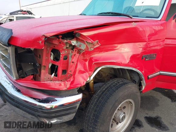 1996 Ford F-250 with VIN 2FTHF26H0TCA69133, listed as a IAAI auction lot 41712838 with 144,642 mi miles and . Bid and sale history available at DreamBid. Image 6.