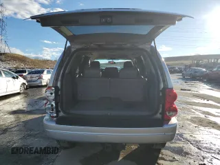 2005 Dodge Durango Limited with VIN 1D4HD58N95F533279, listed as a Copart auction lot 46454565 with 130,639 mi miles and Salvage title. Bid and sale history available at DreamBid. Image 6.